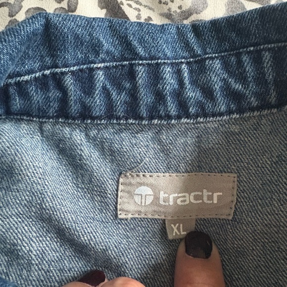 Tractr Classic Blue Jean Jacket for Kids (Girl) - Picture 3 of 3